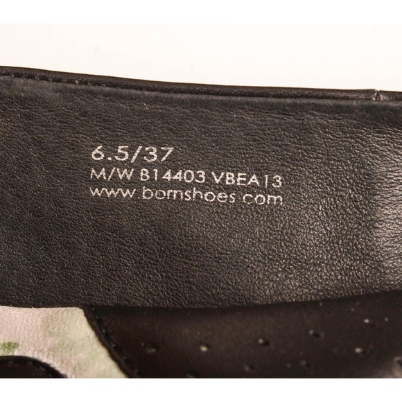 Born Devorah flats Black ivory Size 6.5   B14403 - Picture 5 of 8